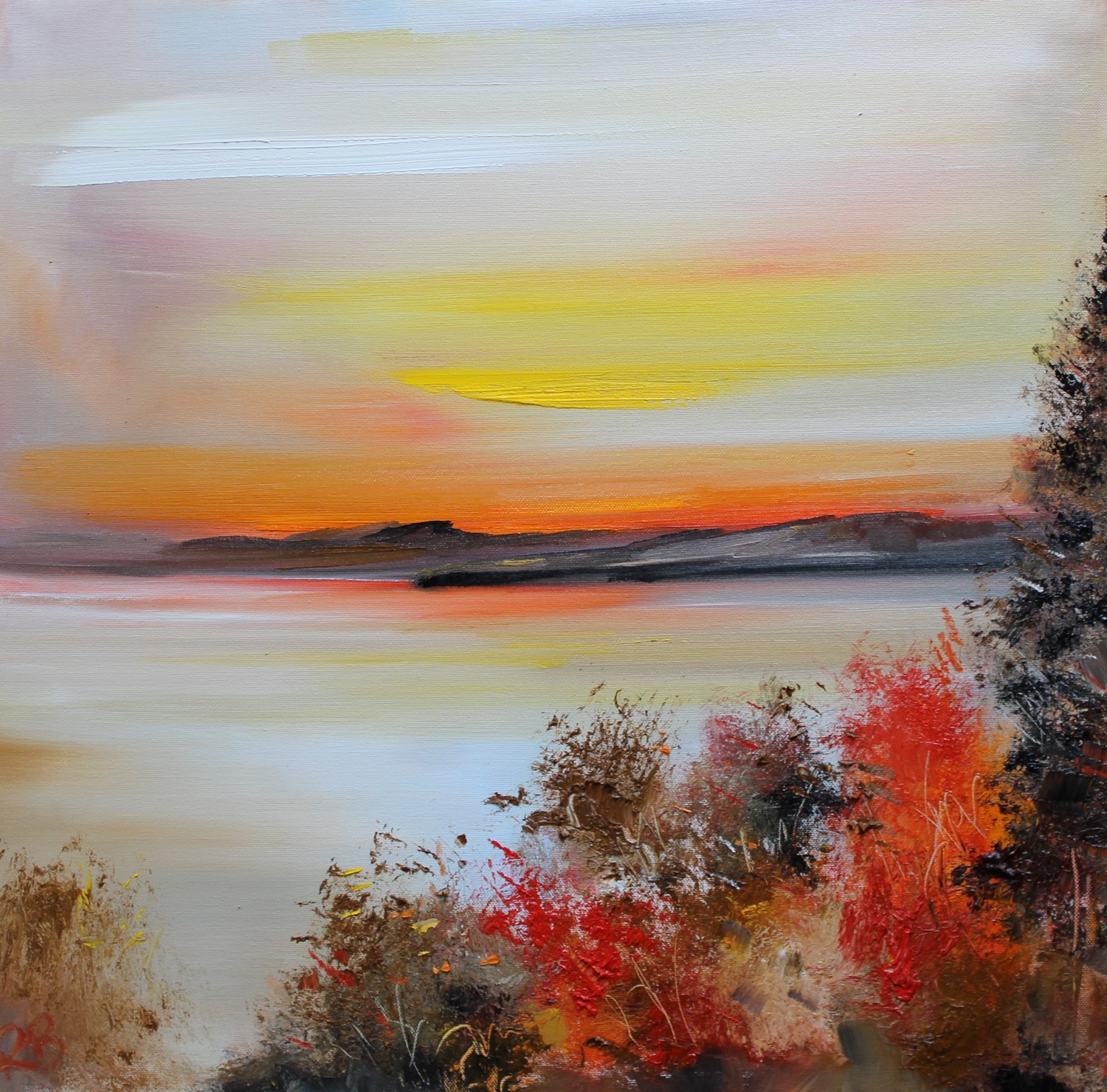 'All Still at Sunset' by artist Rosanne Barr